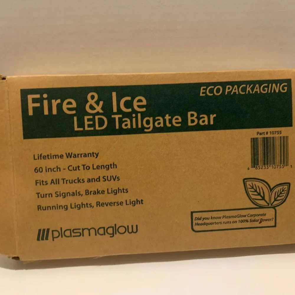 Fire & Ice LED tailgate Bar by Plasmaglow. 60 inch